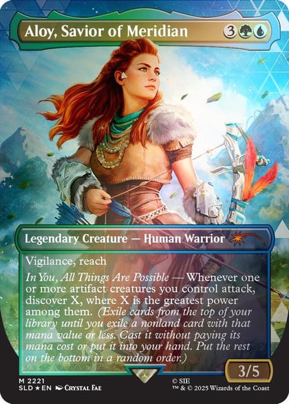 Aloy, Savior of Meridian (Rainbow Foil), Secret Lair Drop Series 2221