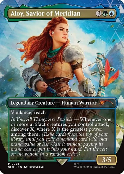 Aloy, Savior of Meridian, Secret Lair Drop Series 2221