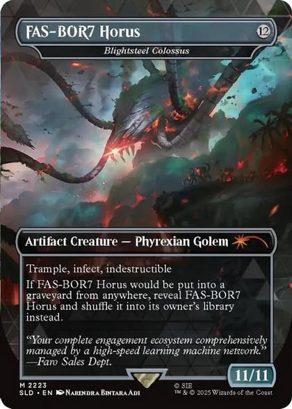 FAS-BOR7 Horus - Blightsteel Colossus, Secret Lair Drop Series 2223