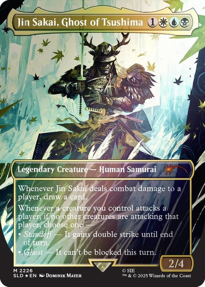 Jin Sakai, Ghost of Tsushima (Rainbow Foil), Secret Lair Drop Series 2226