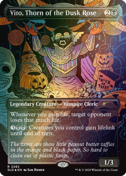 Vito, Thorn of the Dusk Rose (Rainbow Foil), Secret Lair Drop Series 2282