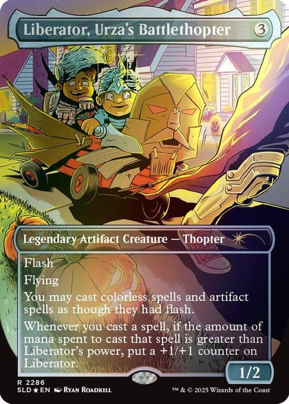 Liberator, Urza's Battlethopter (Rainbow Foil), Secret Lair Drop Series 2286