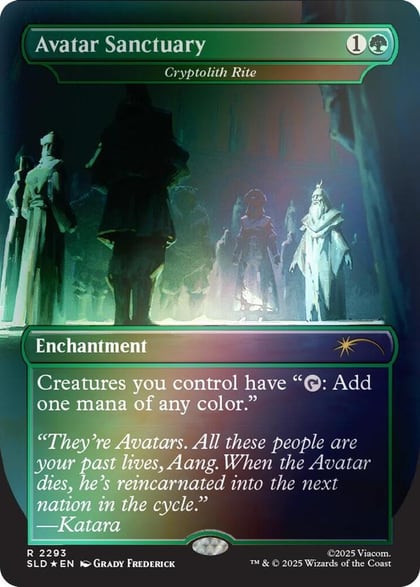 Avatar Sanctuary - Cryptolith Rite (Rainbow Foil), Secret Lair Drop Series 2293