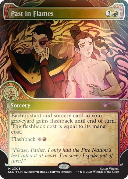 Past in Flames (Rainbow Foil), Secret Lair Drop Series 2303
