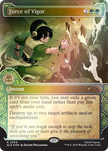 Force of Vigor (Rainbow Foil), Secret Lair Drop Series 2304