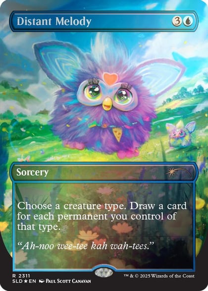 Distant Melody (2311) (Rainbow Foil), Secret Lair Drop Series 2311