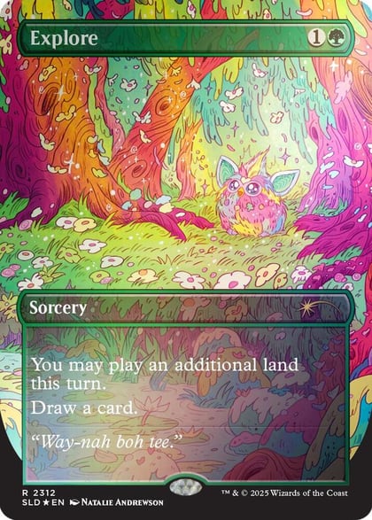 Explore (2312) (Rainbow Foil), Secret Lair Drop Series 2312
