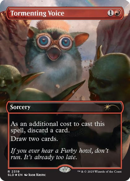 Tormenting Voice (Rainbow Foil), Secret Lair Drop Series 2319