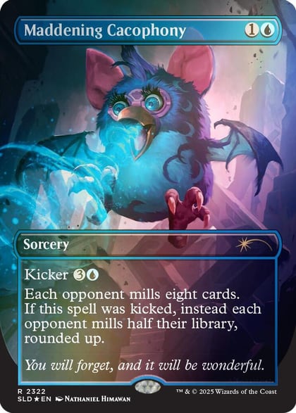 Maddening Cacophony (2322) (Rainbow Foil), Secret Lair Drop Series 2322