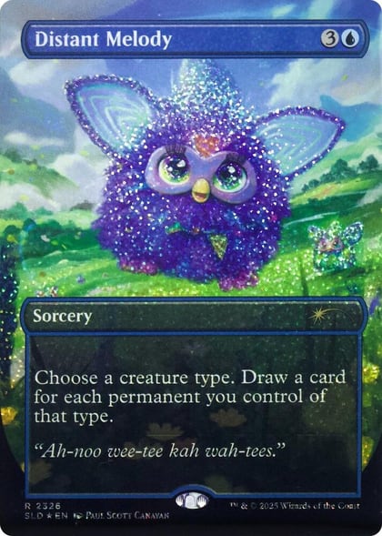 Distant Melody (2326) (Confetti Foil), Secret Lair Drop Series 2326