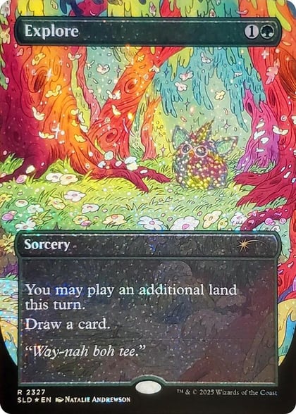 Explore (2327) (Confetti Foil), Secret Lair Drop Series 2327