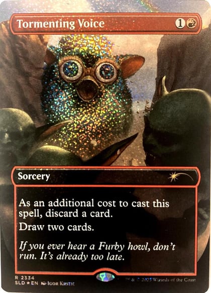 Tormenting Voice (Confetti Foil), Secret Lair Drop Series 2334