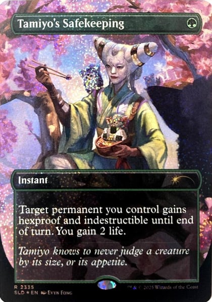 Tamiyo's Safekeeping (Confetti Foil), Secret Lair Drop Series 2335