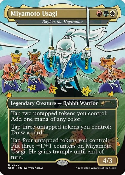 Miyamoto Usagi - Baylen, the Haymaker, Secret Lair Drop Series 2377