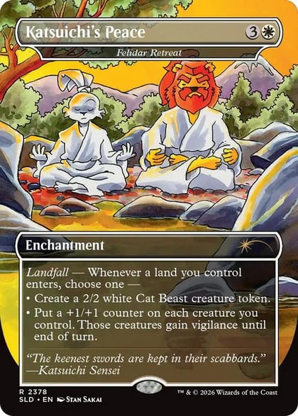Katsuichi's Peace - Felidar Retreat, Secret Lair Drop Series 2378