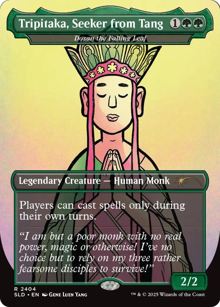 Tripitaka, Seeker from Tang - Dosan the Falling Leaf, Secret Lair Drop Series 2404