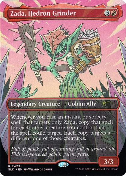 Zada, Hedron Grinder (Display Commander) - Thick Stock, Secret Lair Drop Series 2423