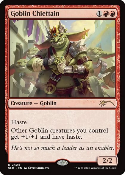 Goblin Chieftain (2424), Secret Lair Drop Series 2424