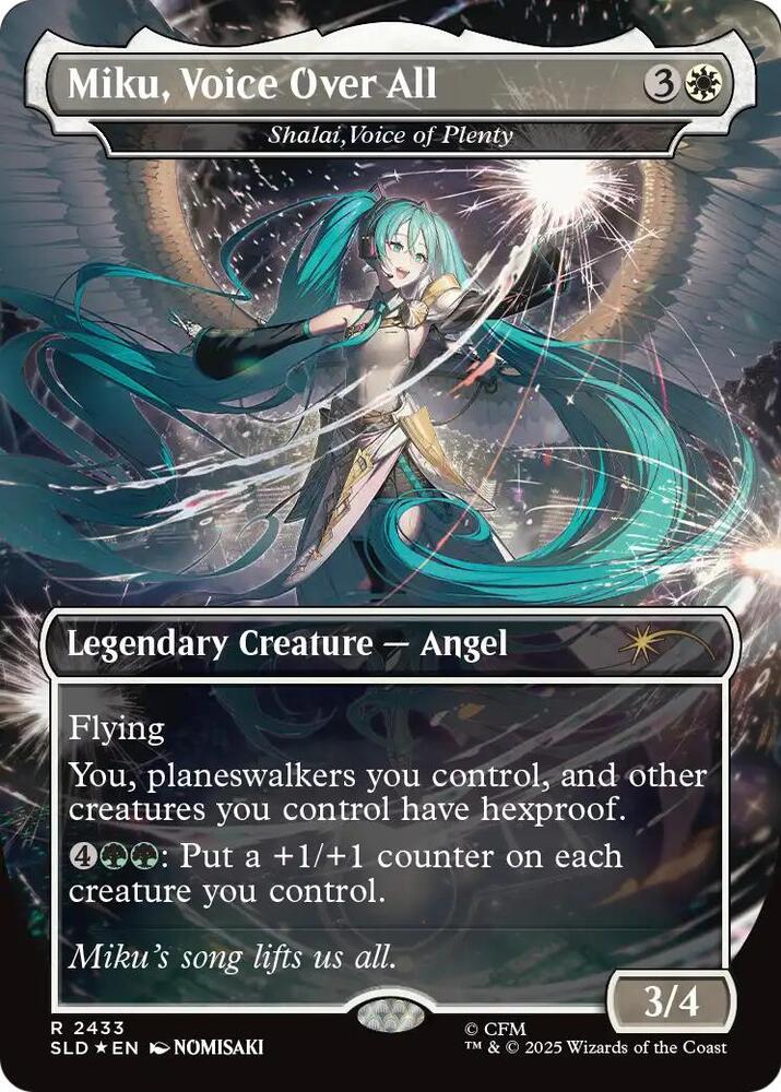 Miku, Voice Over All - Shalai, Voice of Plenty, Secret Lair Drop Series 2433