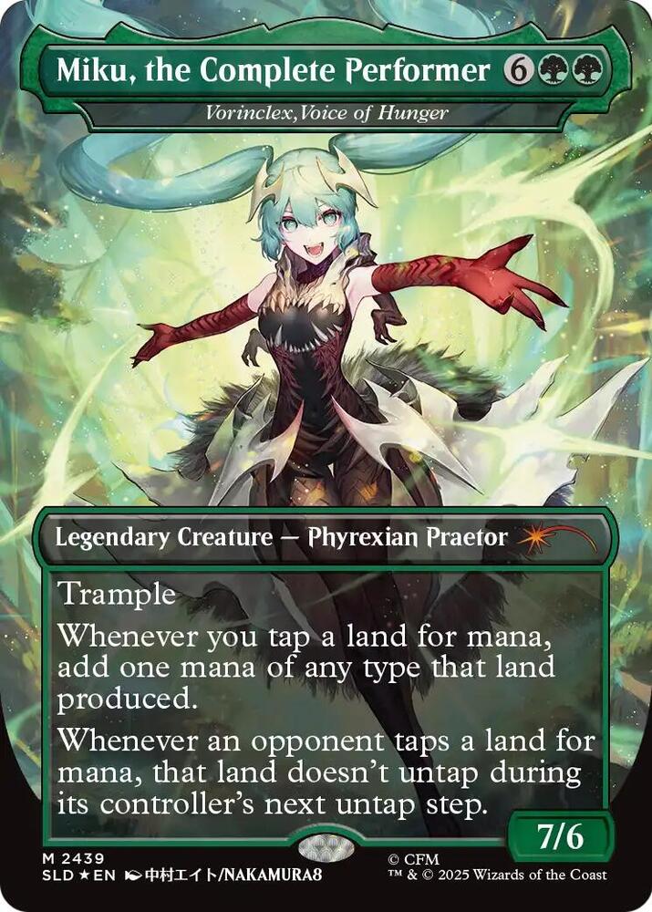 Miku, the Complete Performer - Vorinclex, Voice of Hunger, Secret Lair Drop Series 2439