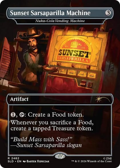 Sunset Sarsaparilla Machine - Nuka-Cola Vending Machine, Secret Lair Drop Series 2462