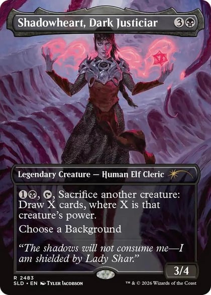 Shadowheart, Dark Justiciar, Secret Lair Drop Series 2483