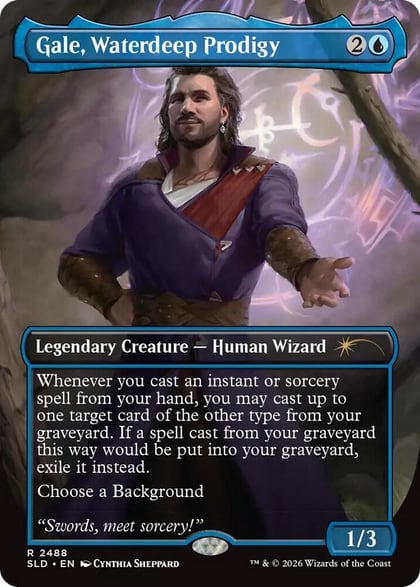 Gale, Waterdeep Prodigy, Secret Lair Drop Series 2488