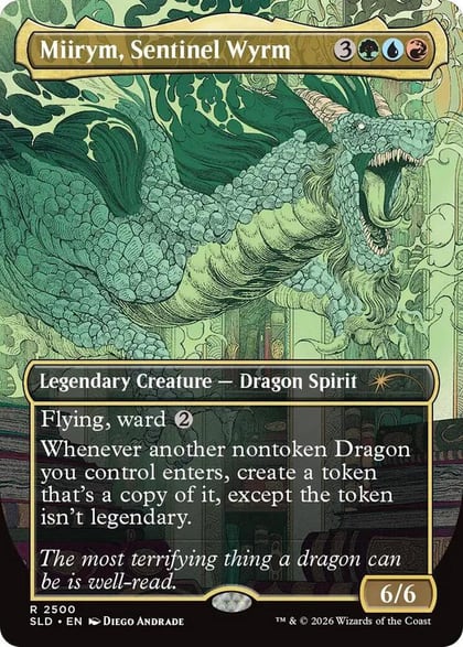 Miirym, Sentinel Wyrm, Secret Lair Drop Series 2500