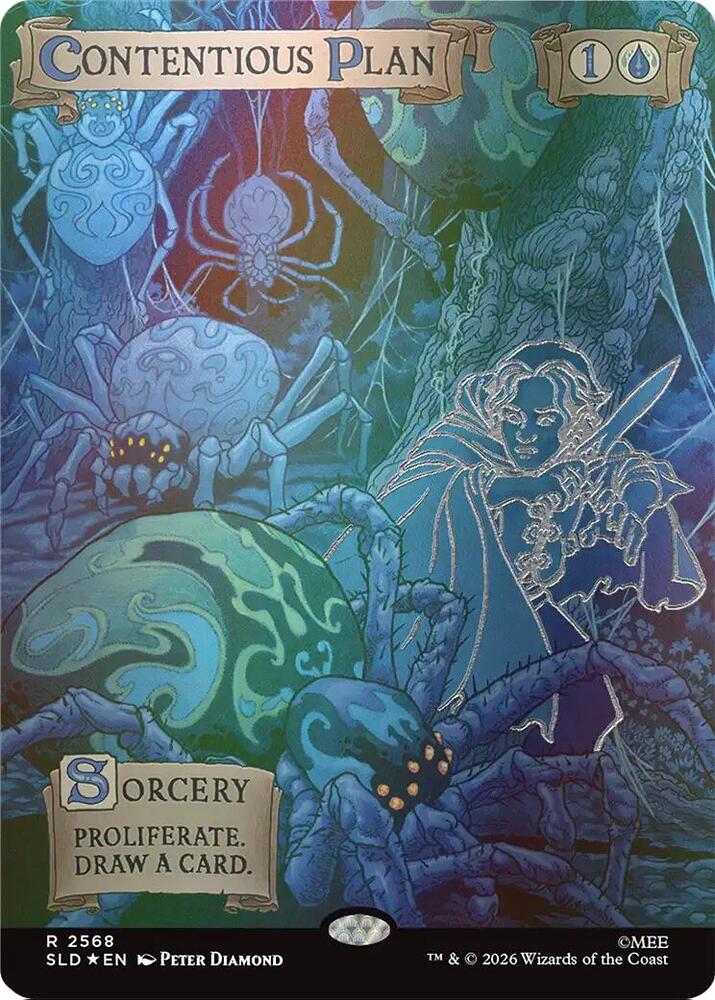 Contentious Plan (Out Of Sight Foil), Secret Lair Drop Series 2568