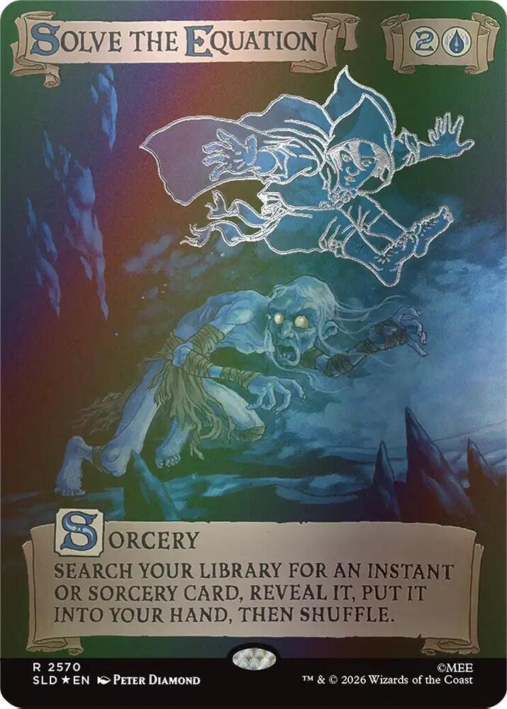 Solve the Equation (2570) (Out Of Sight Foil), Secret Lair Drop Series 2570
