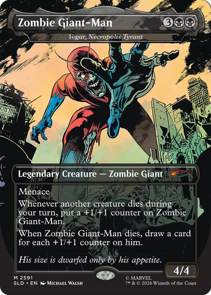 Zombie Giant-Man - Vogar, Necropolis Tyrant, Secret Lair Drop Series 2591