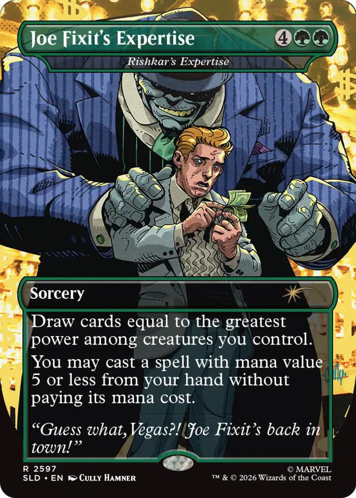 Joe Fixit's Expertise - Rishkar's Expertise, Secret Lair Drop Series 2597