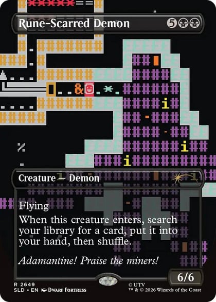 Rune-Scarred Demon, Secret Lair Drop Series 2649