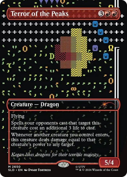 Terror of the Peaks, Secret Lair Drop Series 2650