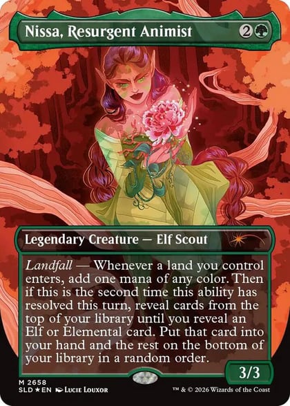 Nissa, Resurgent Animist, Secret Lair Drop Series 2658