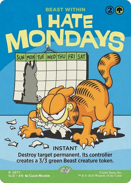 I Hate Mondays - Beast Within, Secret Lair Drop Series 2671