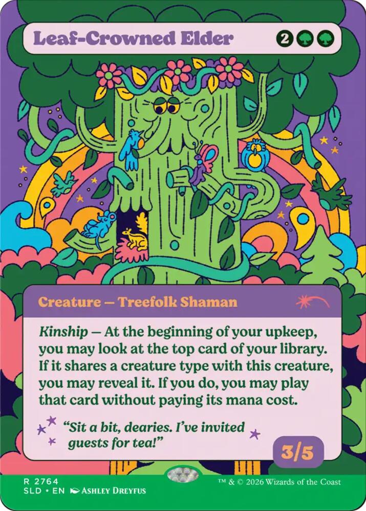 Leaf-Crowned Elder, Secret Lair Drop Series 2764