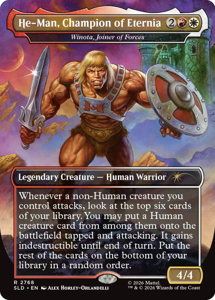 He-Man, Champion of Eternia - Winota, Joiner of Forces, Secret Lair Drop Series 2768