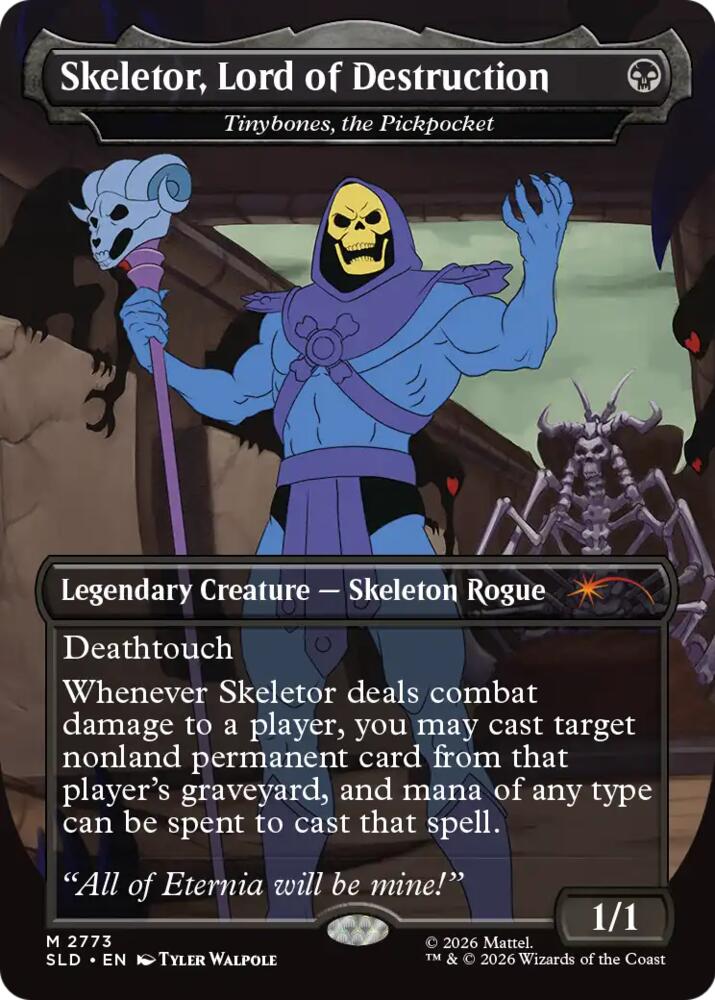 Skeletor, Lord of Destruction - Tinybones, the Pickpocket, Secret Lair Drop Series 2773