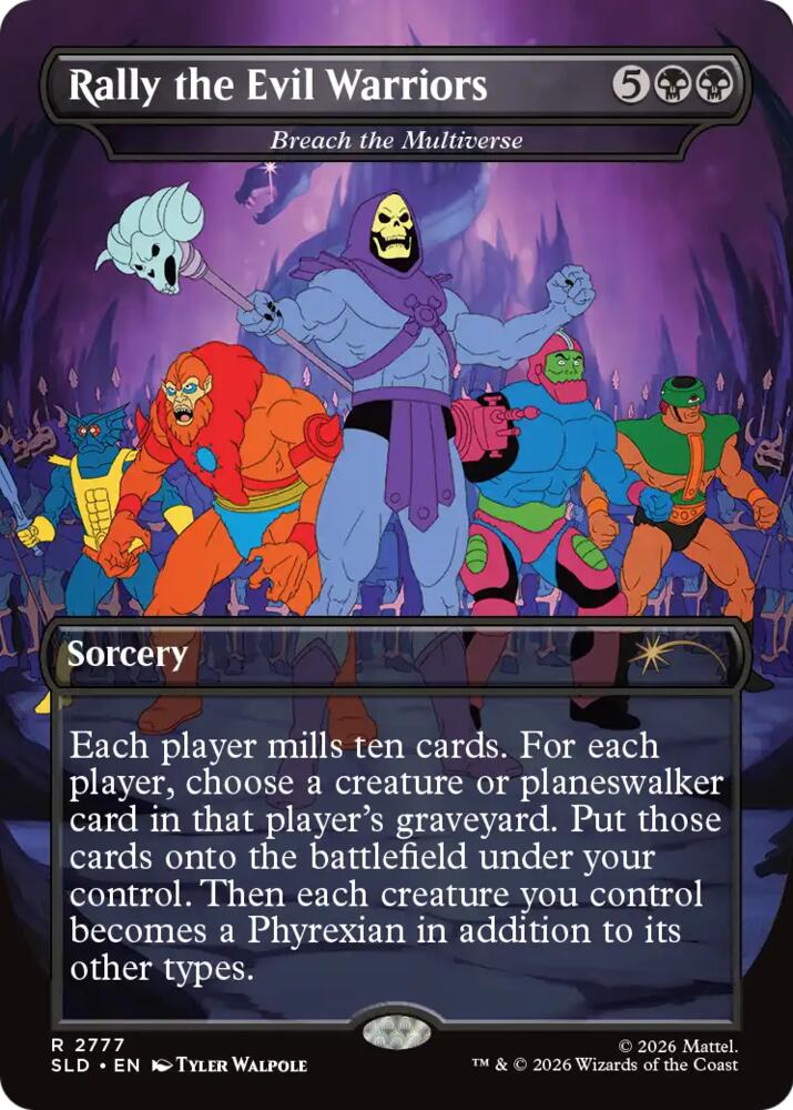 Rally the Evil Warriors - Breach the Multiverse, Secret Lair Drop Series 2777