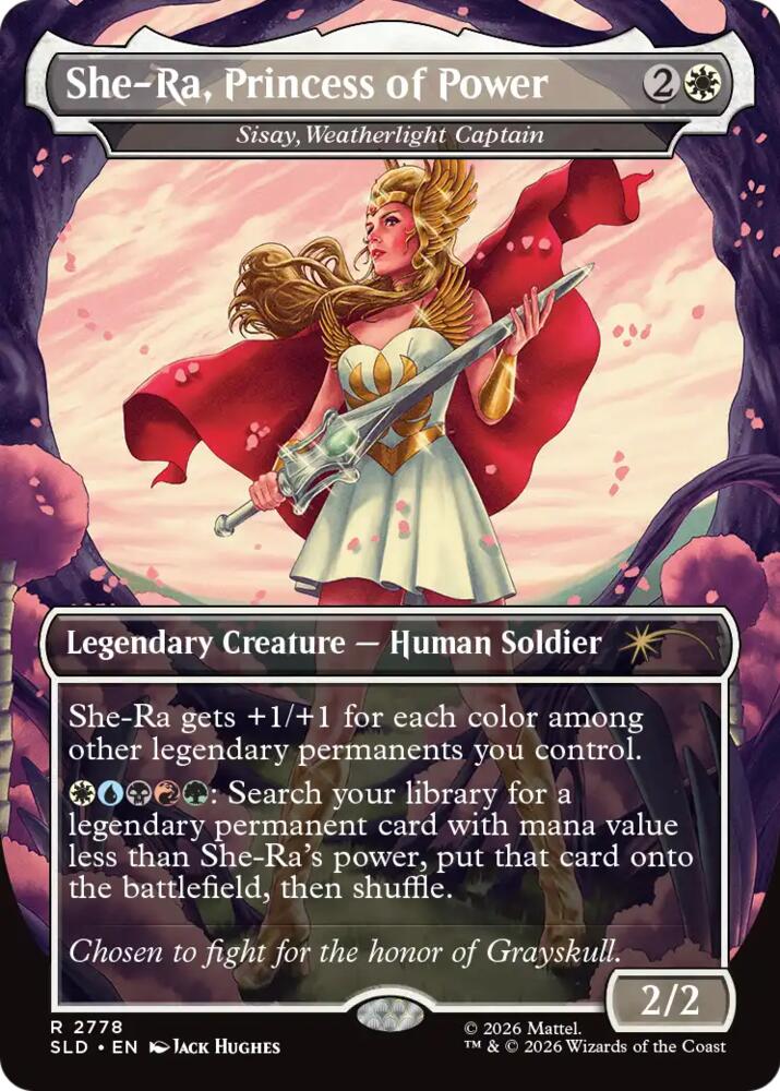 She-Ra, Princess of Power - Sisay, Weatherlight Captain, Secret Lair Drop Series 2778