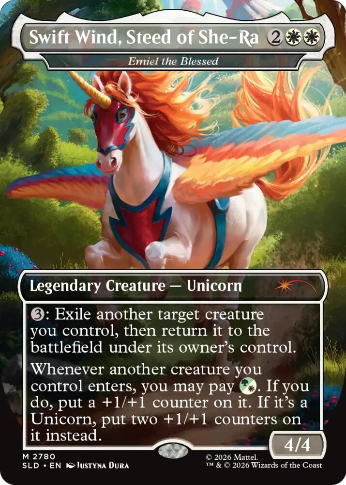 Swift Wind, Steed of She-Ra - Emiel the Blessed, Secret Lair Drop Series 2780
