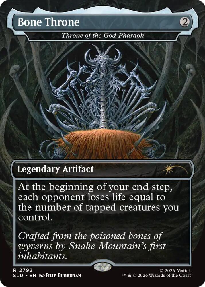 Bone Throne - Throne of the God-Pharaoh, Secret Lair Drop Series 2792