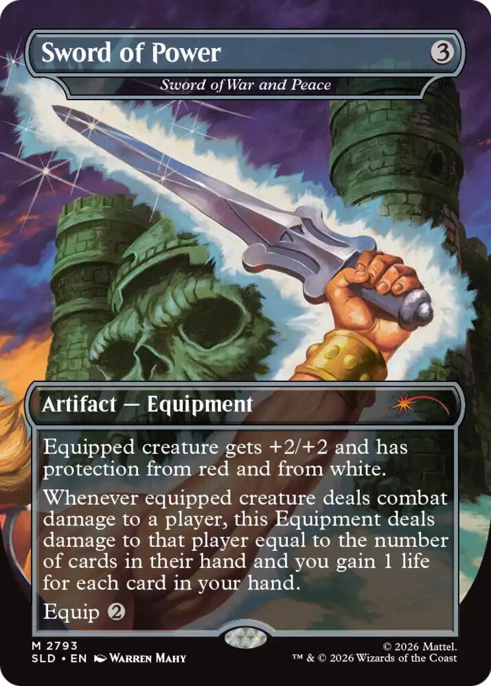 Sword of Power - Sword of War and Peace, Secret Lair Drop Series 2793