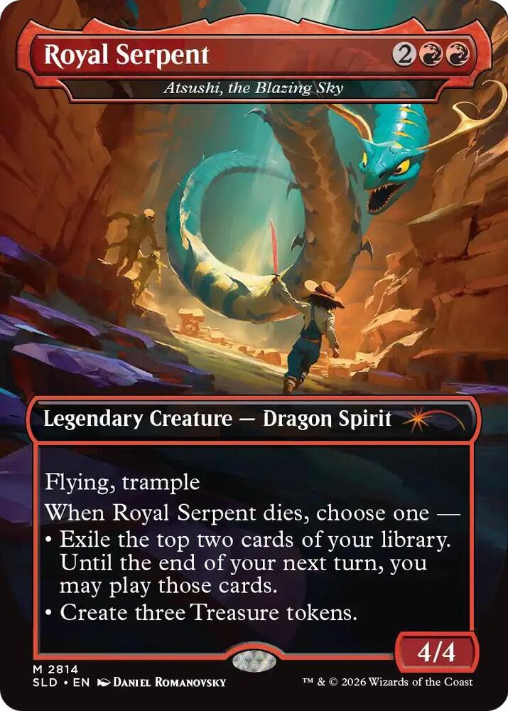 Royal Serpent - Atsushi, the Blazing Sky, Secret Lair Drop Series 2814
