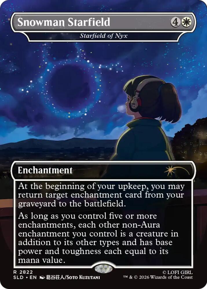 Snowman Starfield - Starfield of Nyx, Secret Lair Drop Series 2822