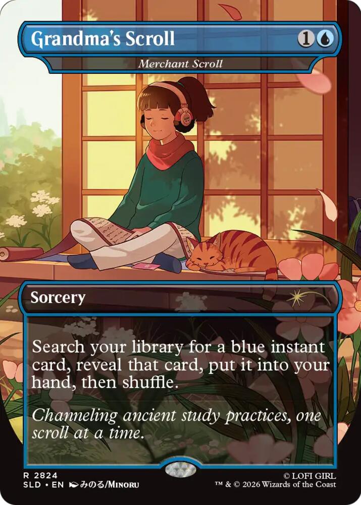 Grandma's Scroll - Merchant Scroll, Secret Lair Drop Series 2824