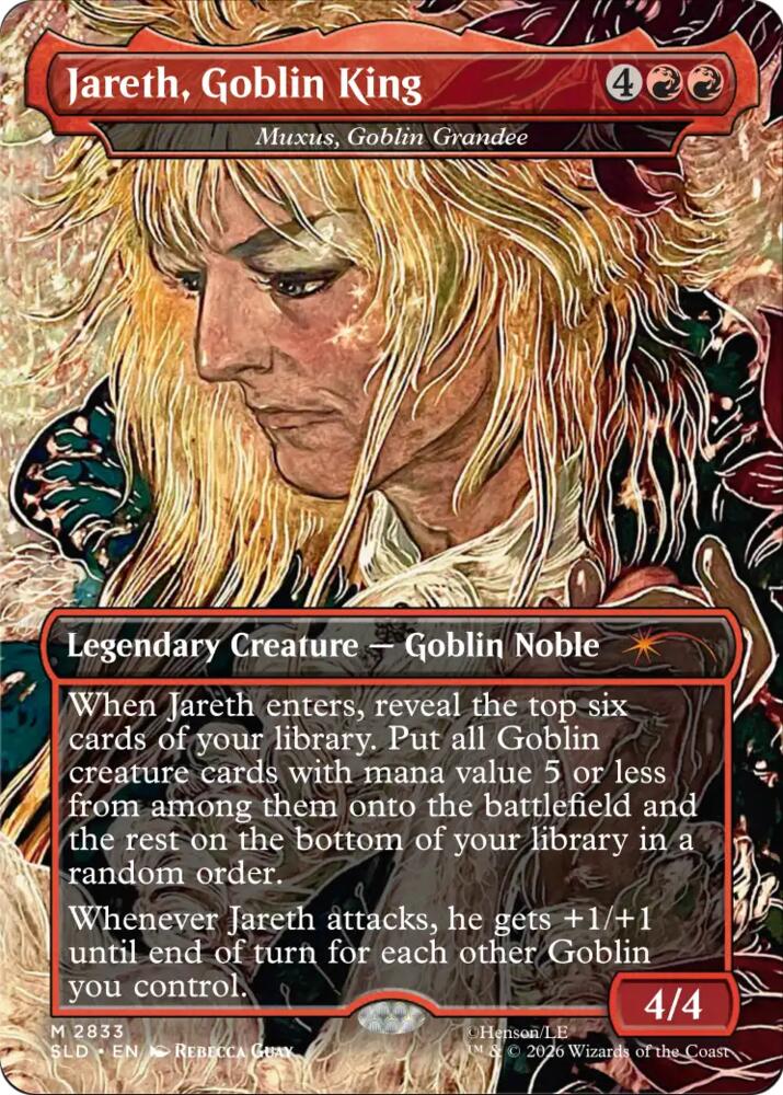 Jareth, Goblin King - Muxus, Goblin Grandee, Secret Lair Drop Series 2833