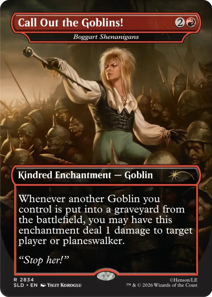Call Out the Goblins! - Boggart Shenanigans, Secret Lair Drop Series 2834