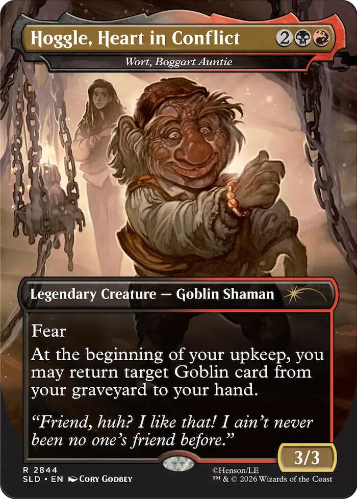 Hoggle, Heart in Conflict - Wort, Boggart Auntie, Secret Lair Drop Series 2844
